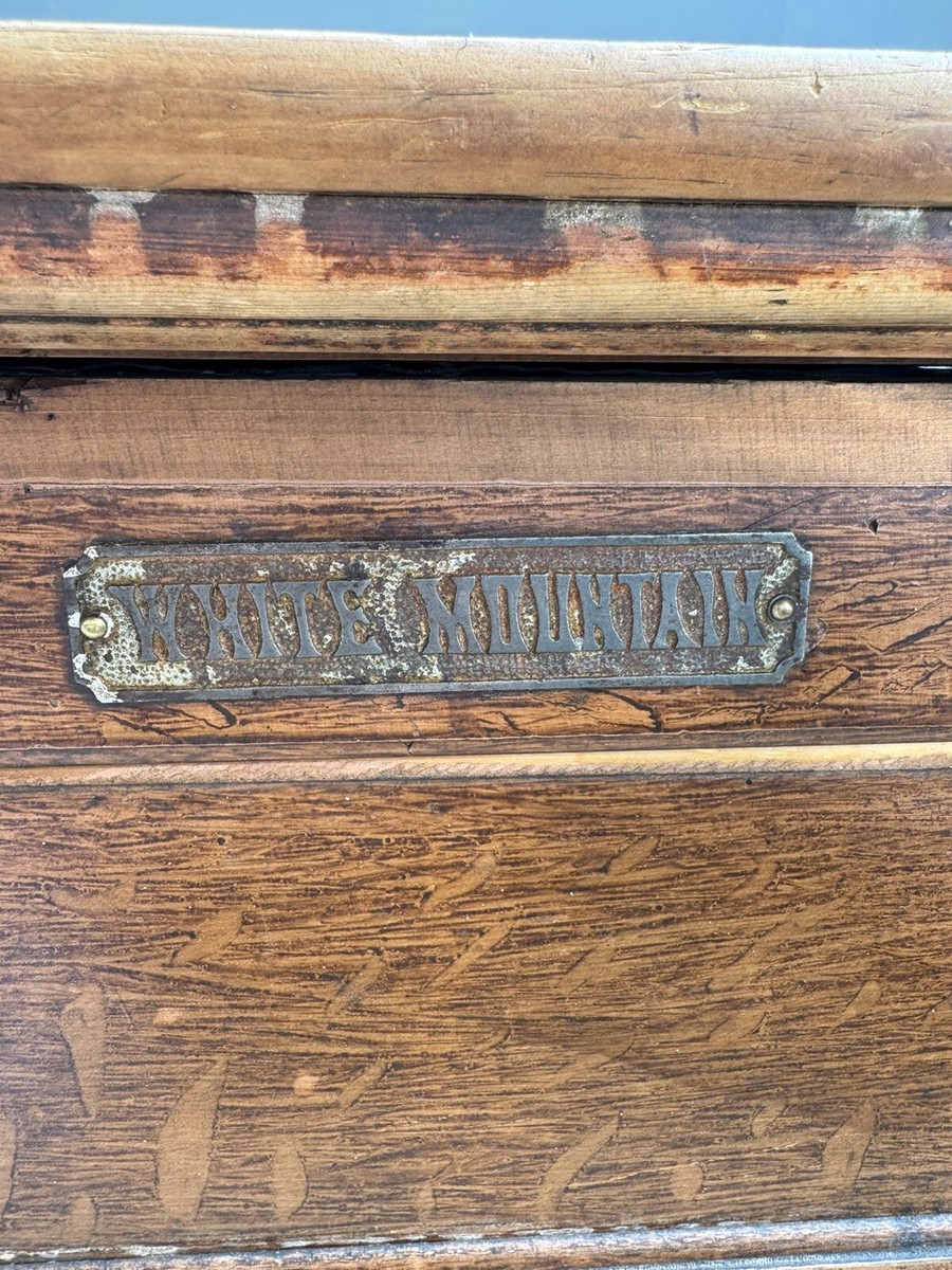 Antique RARE White Mountain Lift Top Ice Box HTF | eBay
