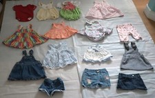 Baby girl a lot of 15 summer clothing size 3  3-6M Bonnie baby, baby Beluga