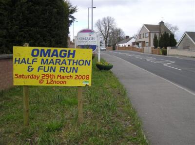 Photo 6x4 Omagh Half Marathon An Oghmagh Coming up soon. c2008