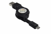 Micro Usb Kabel Datenkabel Ausziehbar FüR Samsung GT-S5660 Galaxy Gio