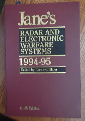JANE'S RADAR AND ELECTRONIC WARFARE SYSTEMS 1994-95 Sixth Ed. Hardcover/EX-Lib.