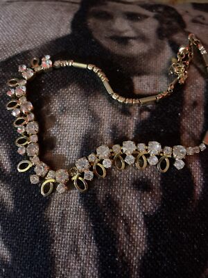 Emmons wunderschönes Vintage Strass Collier Ära 80er Jahre
