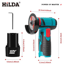 Smerigliatrice Mini Flex 12V 76mm 19500rpm a Batteria Litio con Accessori - Miniatura 3