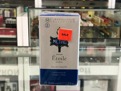 METRO STATION ETOILE EAU DE TOILETTE SPRAY 30 ML COMPANY SEALED (NOS)