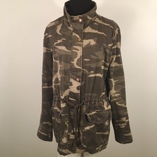 Charlotte Russe Camouflage Jacket Size Large