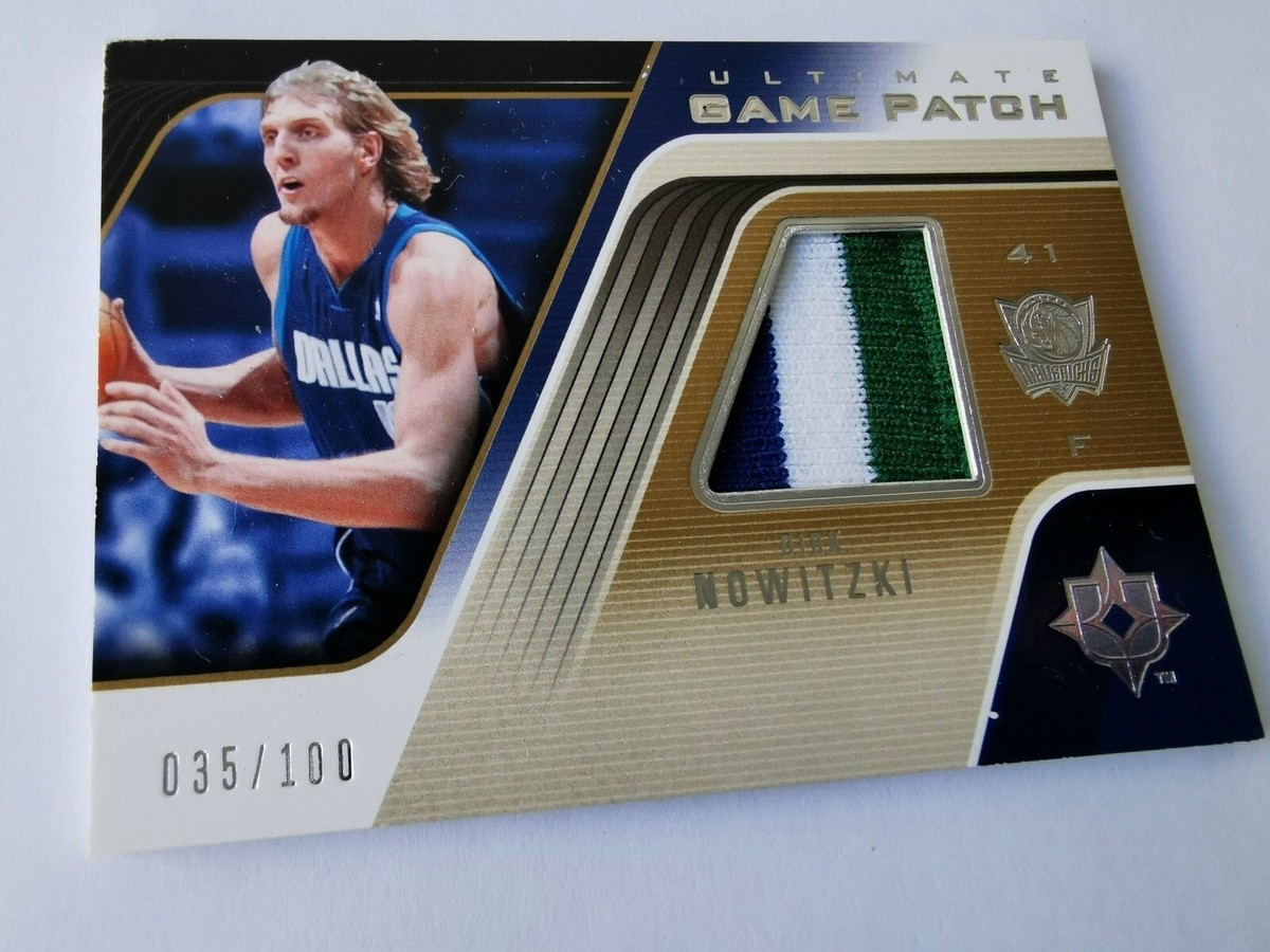 Dirk Nowitzki 04/05 Upper Deck ULTIMATE GAME PATCH lim 35/100 3 