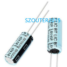 2PCS 3.8V 40F 40F 3.8V Lithium ion supercapacitors Supercapacitor 8MM 20MM NEW