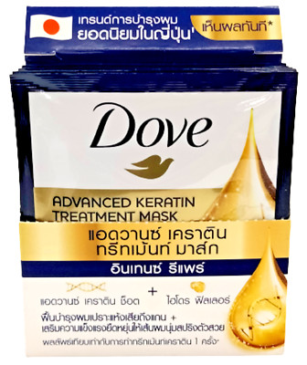 Dove Advanced KeratinTreatment Mask Intense Repair 12ml *6 For dry damaged hair