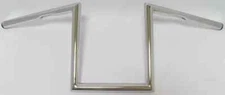 HD Dimpled Chrome Z Handlebar 10in Rise Harley Fat Boy 90-06