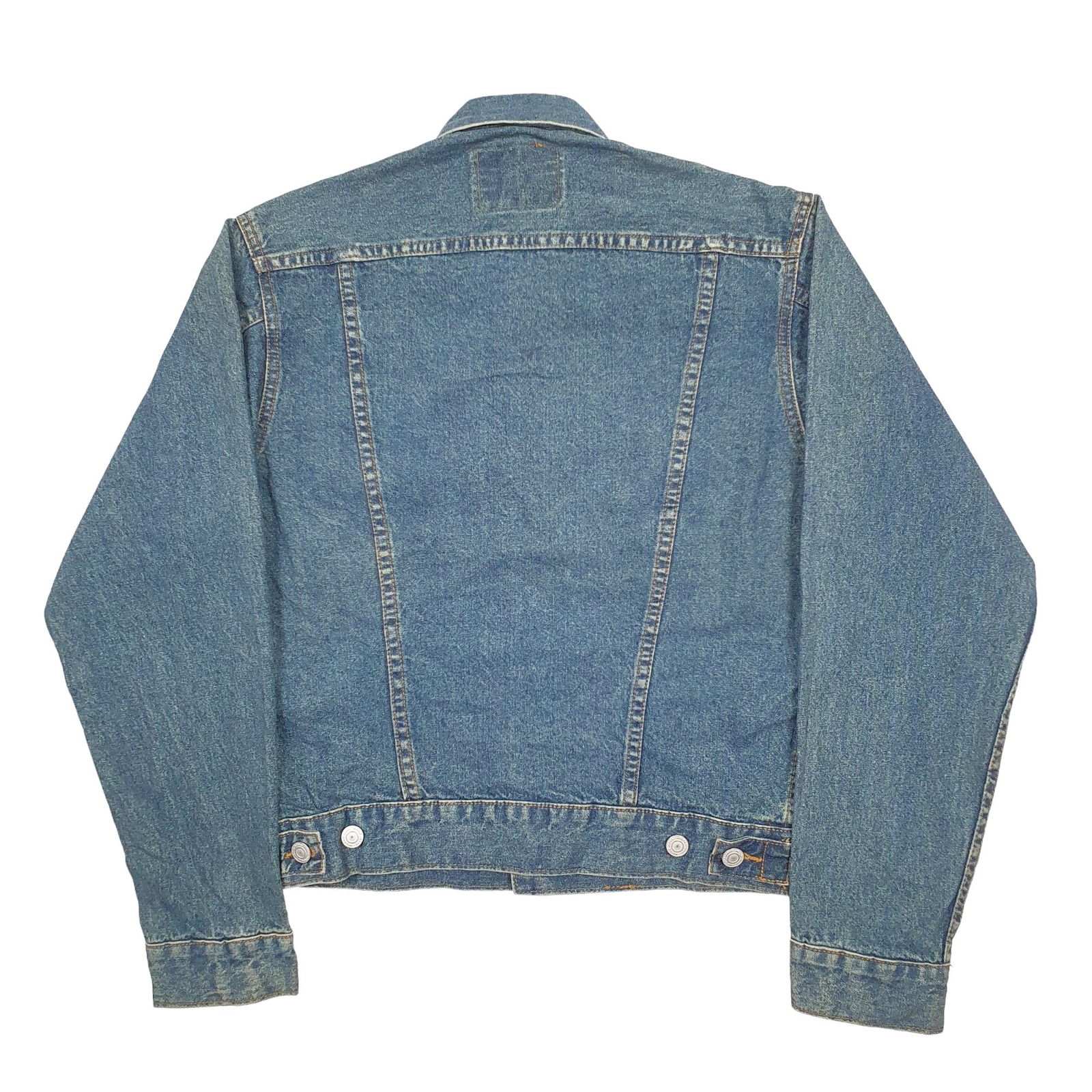 MOCKING BIRD Denim Jacket Trucker Coat Womens S image 3