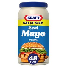 Kraft Real Mayo Creamy  Smooth Mayonnaise, 48 fl oz Jar