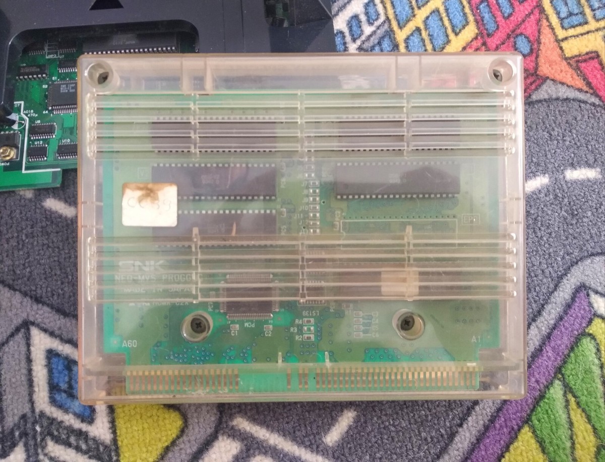 NEO GEO SNK MVS Motherboard MV1FZ + Samurai showdown + Fatal fury