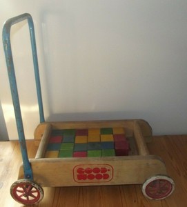 childrens wooden trolley