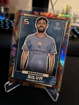 Bernardo Silva - Fire & Ice Limited - Topps CL Superstars - Man City 