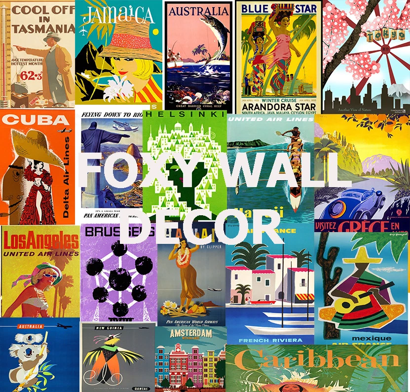 holland Europe - Vintage painting - Travel Poster - art Print for Frame 36" 1911 - Image 4 of 4