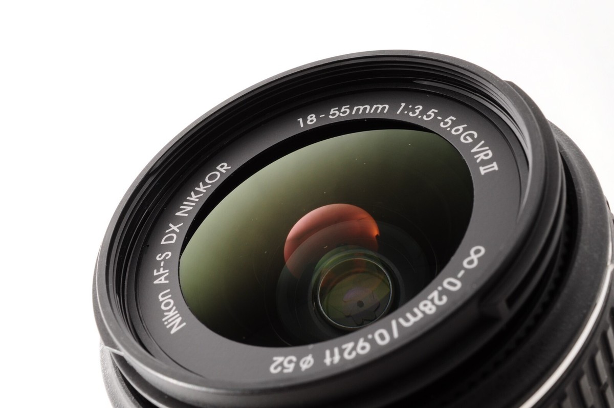 ⭐️美品⭐️ Nikon 18-55mm f/3.5-5.6G VR II レンズ MINT Nikon NIKKOR 18-55mm f/3.5-5.6 G Ⅱ AF-S DX VR Zoom