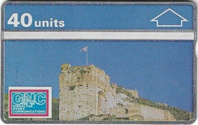 Neuwertige Gibraltar Telefonkarte Gibrtelecom Moorish Castle 40 Stück 101K