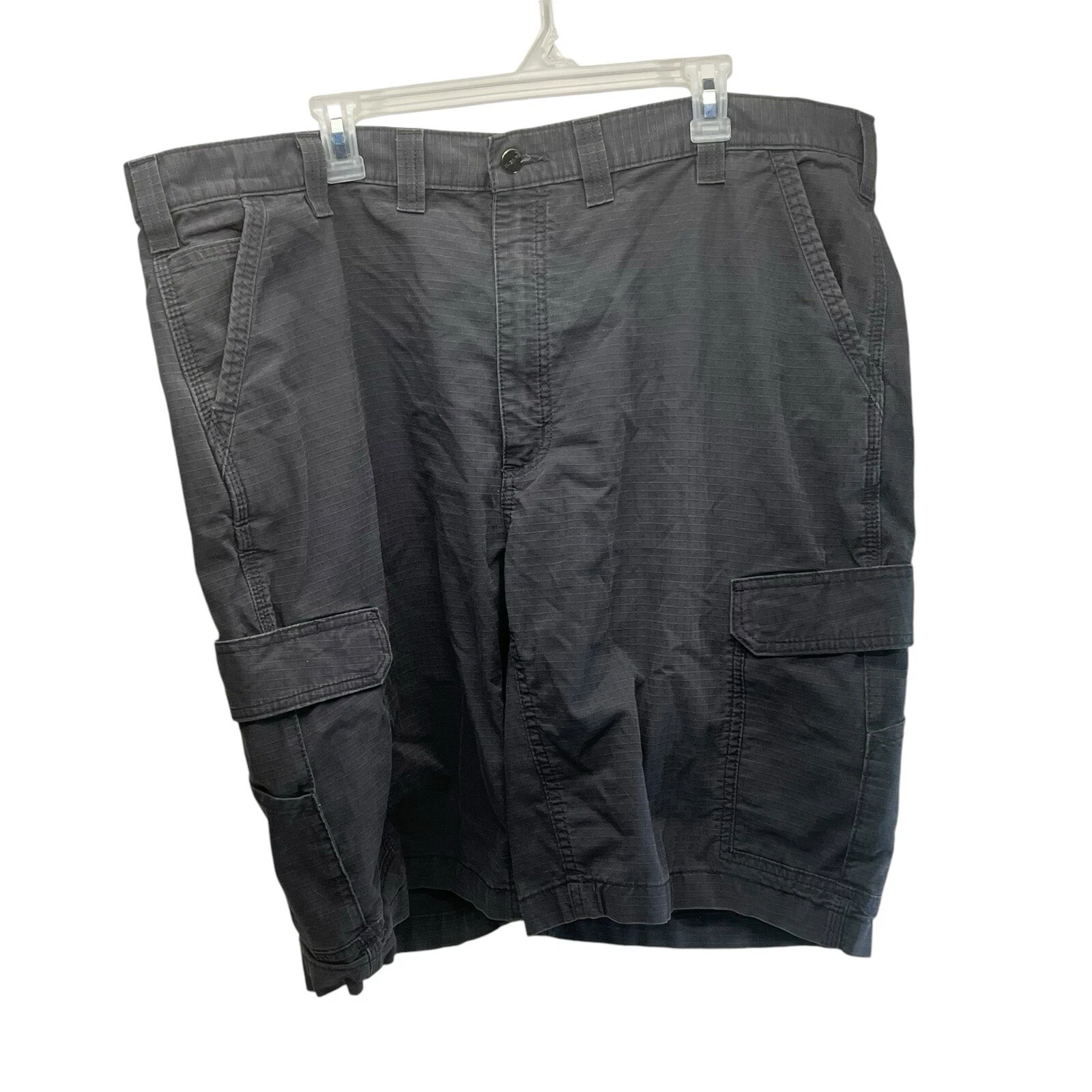 Carhartt Shorts Mens 44 Gray Cargo Relaxed Fit Canvas Cotton Work