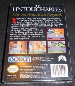 NES Nintendo The Untouchables - NEW