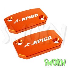 KTM Reservoir Caps EXC SX 250 300 06-26 Apico Brake & Clutch Master Cylinder OR