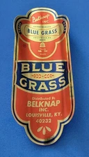 VINTAGE BELKNAP BLUEGRASS HARDWARE STORE LABAL TAG (NEW OLD STOCK)