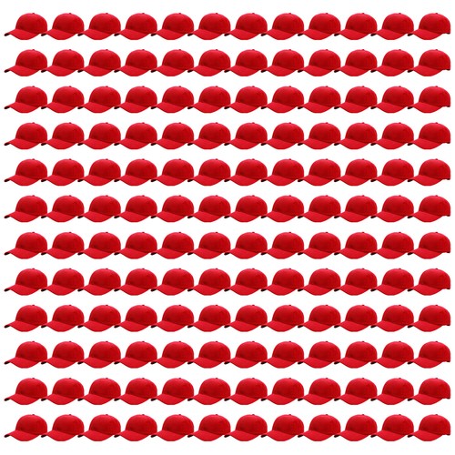 144 Piece/case Classic Blank Plain Baseball Cap Hat Adjustable Size Solid Color - Picture 28 of 40