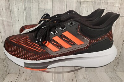 adidas Running Shoes Mens Size 8.5 Mesh Black Solar Orange  display picture 2