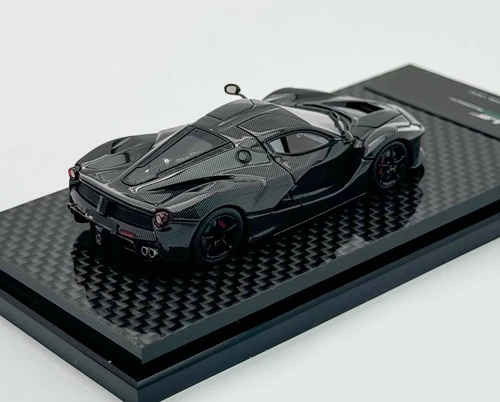 DMH 1:64 schwarz Vollcarbon Laferrari Aperta Sport Modell Diecast Resin Auto - Bild 3 von 17