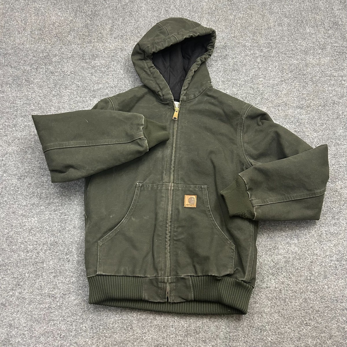 Carhartt グリーンジャケット Lサイズ Carhartt Vintage J22 HTG Arctic Crop Jacket Green Quilt