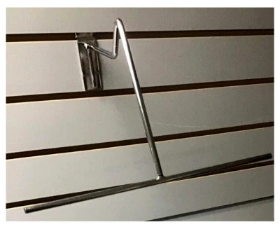 EXECUSYSTEMS Western Cowboy Hat Display for Slatwall Chrome Lot of 10 for Retail or Home Use