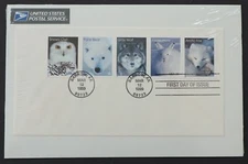 U.S. Used #3288 - 3292 Arctic Animals First Day Cover Original USPS Packaging
