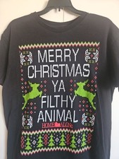 Men's "Merry Christmas Ya Filthy Animal" Home Alone T Shirt
