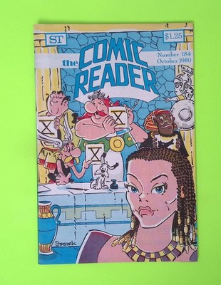 The Comic Reader #184 1980 Street Enterprises High Grade Comic Book X199-234