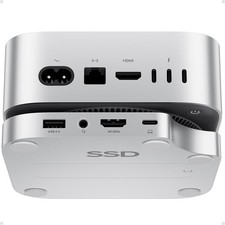 Mac mini Dock with 4TB M.2 SSD Enclosure SSD NOT Included , Mac mini / Hub S...