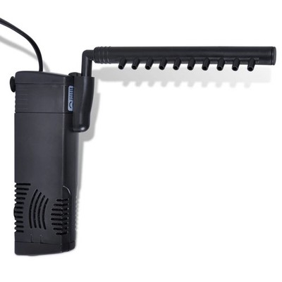 Aquarium Innenfilter Aktivkohle Filterpumpe Aquafilter 300/600/800L/h vidaXL