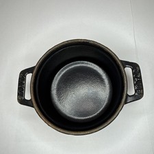 Staub Mini Cocotte Cast Iron Black No Lid