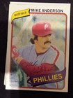 Photo of 1980 Topps #317 Mike Anderson Philadelphia Phillies Baseball Card