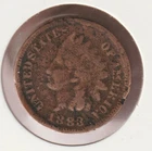 US Rare Old West 1883 Indian Head Penny Coin American Collection Shield Cent USA