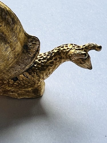 Nastro di misurazione retrattile figura lumaca Firenze vintage tono oro - Foto 15 di 22