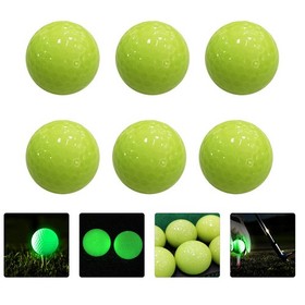  Juego de 3 pelotas de golf luminosas bola fluorescente pelotas de golf nocturno