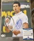 BAS COA Novak Djokovic Signed 8x10 Tennis Photo
