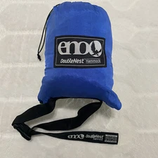 Eno Double Nest Hammock Eagles Nest Outfitters Blue Green Pre-Owned Camping