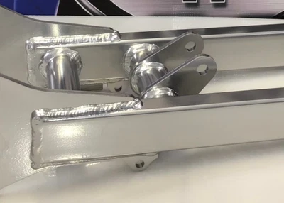 Powder chrome +6 Extended Yamaha Tri-z 250 Swingarm Extension YTZ 250 1985 1986 - Bild 1 von 4