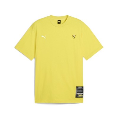 PUMA Scuderia Ferrari Color Splash Graphic Crew Neck Short Sleeve T-Shirt Mens S