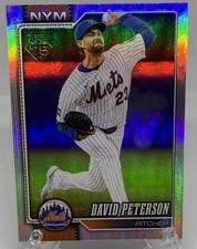 2026 Topps David Peterson #215 Rainbow Foil Refractor New York Mets