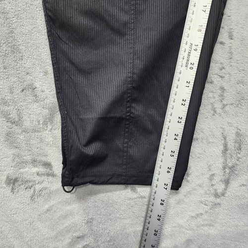 Avia Pants Womens XXL Black Trail Woven Cargo Crop Drawcord Hem Hiking Outdoors - Picture 9 of 11