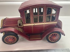Vintage Tin Litho Model T Lever Car/Made In Japan Rosko