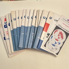 17 United Airlines Vintage Timetables & Paper Ephemera 1960-1965