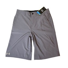 Under Armour Gray Amphibious Shorts Button Zip NWT Boys 20