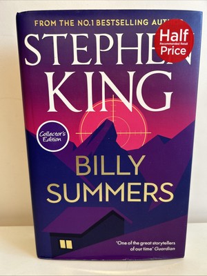Stephen King, Billy Summers Collector s Edition UK First Edition Hardcover Rare
